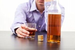 Alcohol consumption as a cause of potency weakness