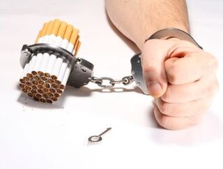 It is quite difficult to quit smoking due to the strong dependency. 